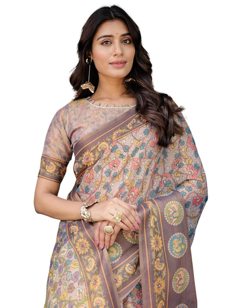 Vasthrlay Handloom Traditional Paisley Saree