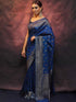 Vsathrlay Saree Kanjivaram Silk Pari Purple