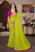 Vasthrlay Georgette Pumpum Green Ethnic Wear