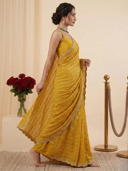 Vasthrlay Embroidery Saree