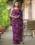 Vasthrlay Chiffon Bandhani Unstitched Olive Green Saree