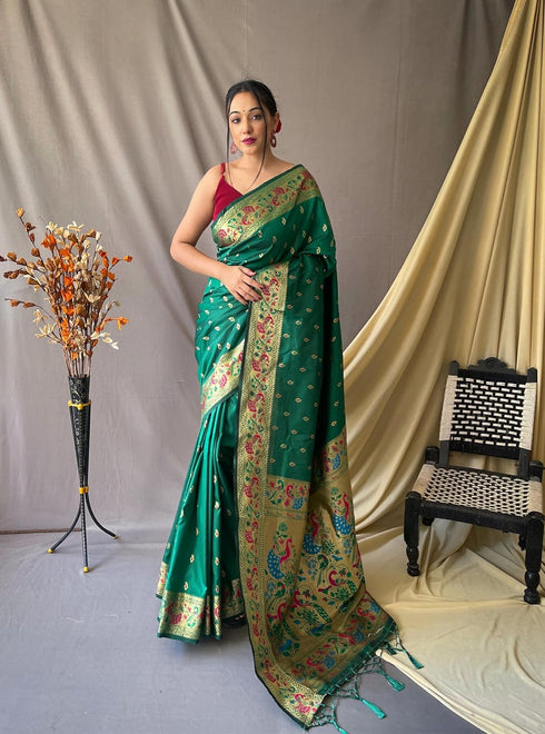 Vasthrlay Paithani Kanjivaram Sarees Ethnic Wear