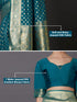 Vasthrlay Jacquard Unstitch Purple Ethnic Wear