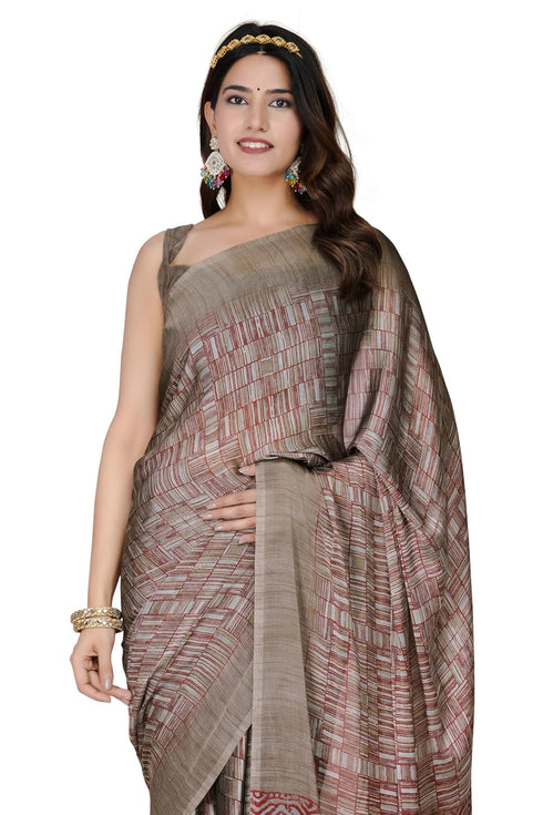 Vasthrlay Fashion Chiffon Printed Ethnic Wear
