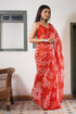 Vasthrlay Fashion Chiffon Georgette Coral Ethnic Wear