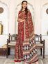 Vasthrlay Paisley Printed Red Saree