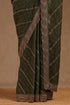 Vasthrlay Olive Chiffon Embellished