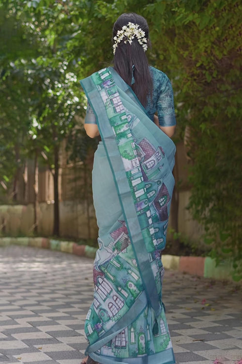 Vasthrlay Fashion Cotton Printed Ethnic Wear