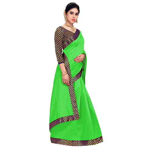 Vasthrlay Cotton Unstitched Saree