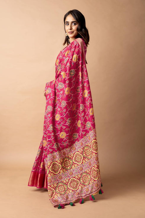 Vasthrlay Fashion Peacock Printed Ethnic Wear