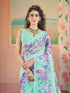 Vasthrlay Georgette Printed Unstitched Saree