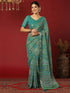 Vasthrlay Georgette Bandhani Unstitched Pink Saree
