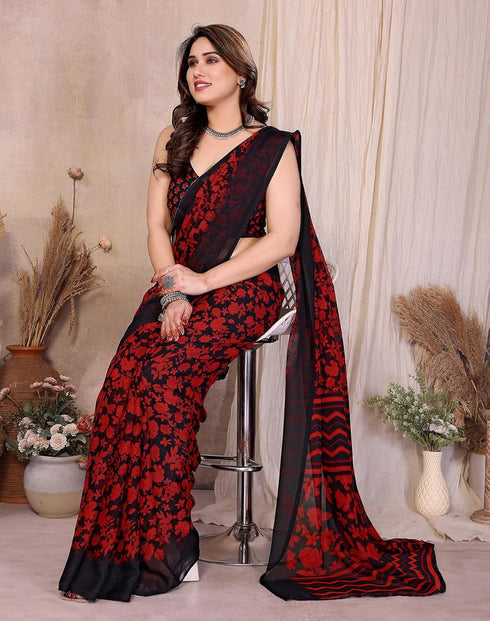 Vasthrlay Georgette Traditional Ethinic Az Ys Vaidika Ethnic Wear