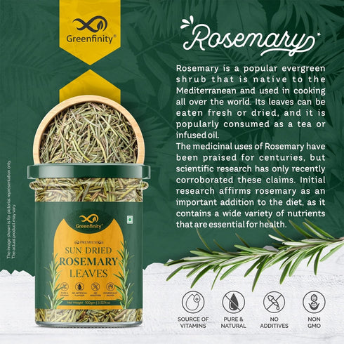 GreenFinity Sun Dried Rosemary Leaves