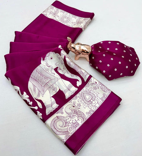 Vasthrlay Kalamkari Beautiful Elephant