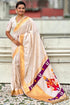 Vasthrlay Kanjivaram Paithani Unstitched Mahendi Ethnic Wear