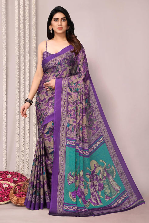 Vasthrlay Fashion Chiffon Printed Ethnic Wear