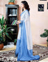 Vasthrlay Womens Printed Unstitched Dark Green Saree
