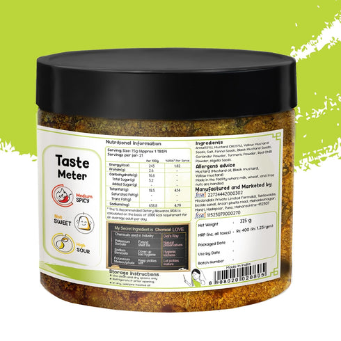 FarmDidi Amla Achar 325gm