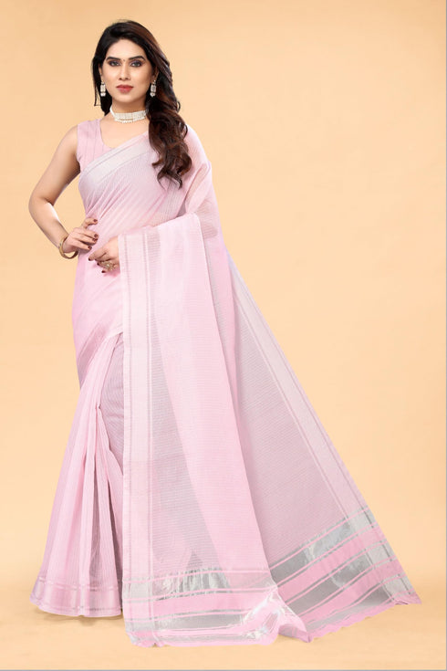 Vasthrlay Gold Unstitched Saree