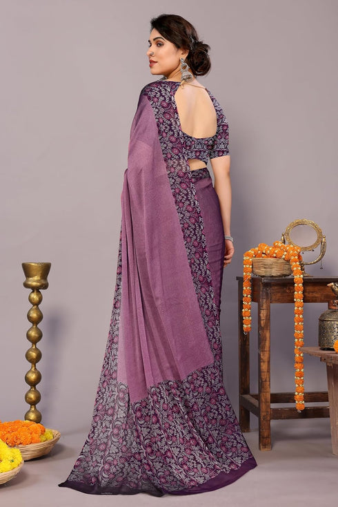 Vasthrlay Fashion Georgette Leheriya Dark Ethnic Wear