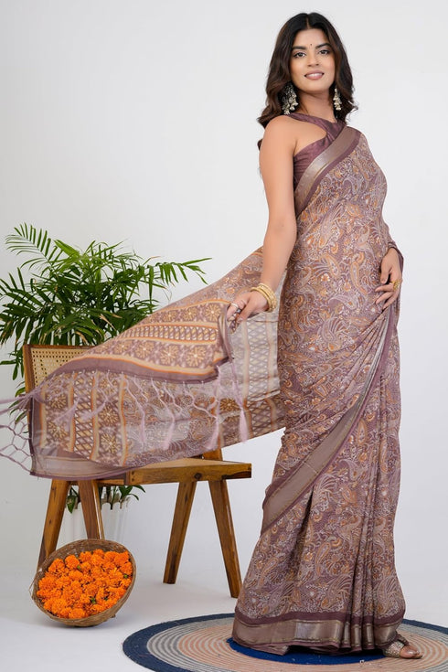 Vasthrlay Fashion Georgette Bandhani Printed Ethnic Wear