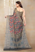Vasthrlay Fashion Chiffon Georgette Beige Ethnic Wear