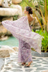 Vasthrlay Fashion Organza Printed White Ethnic Wear