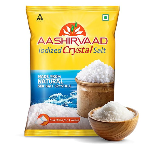 Aashirvaad Iodized Crystal Salt