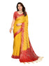 Vasthrlay Gold Banarasi Unstitched Saree