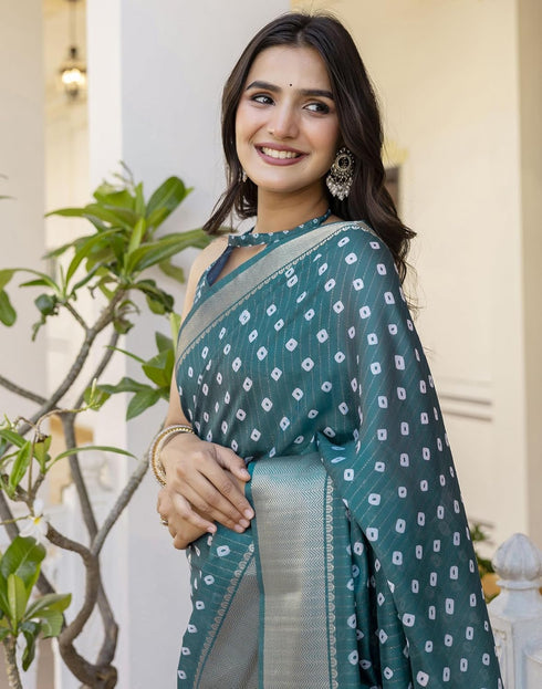 Vasthrlay Womens Striped Unstitched Dusty Pink Saree