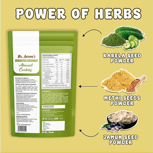 Dr Aeran’s Diabetes Friendly Almond Cookies 300gm
