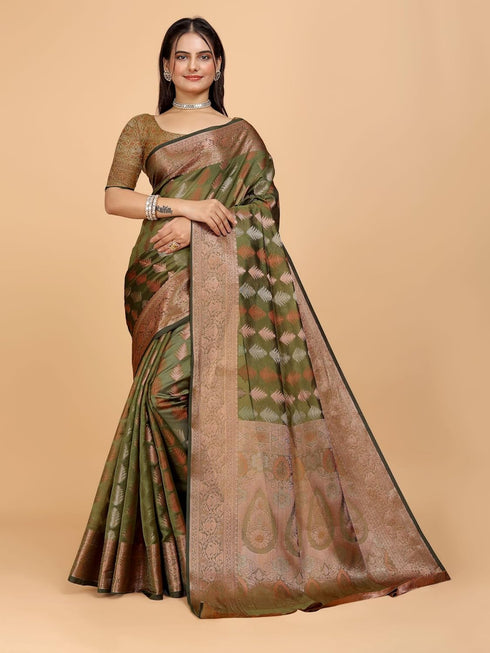 Vasthrlay Organza Ethnic Wear