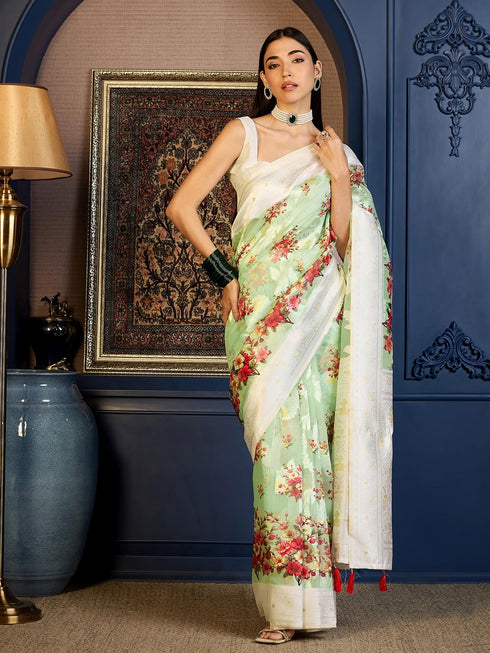 Vasthrlay Printed Unstitched Jt Ethnic Wear