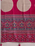 Vasthrlay Printed Tassels Cream Saree