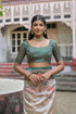 Vasthrlay Tussar Silk Saree Patola Ikkat