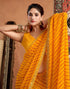 Vasthrlay Georgette Embroidery Unstitched Pink Saree