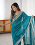 Vasthrlay Georgette Embroidery Mustard Mustard Yellow Saree
