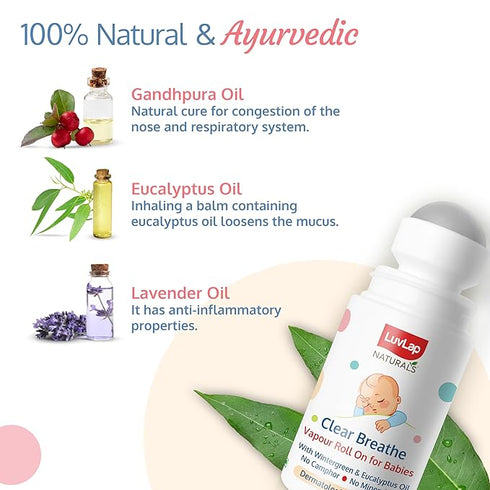 LuvLap Naturals Clear Breathe Vapour Roll-on