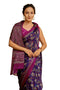 Vasthrlay Fashion Chiffon Printed Navy Ethnic Wear