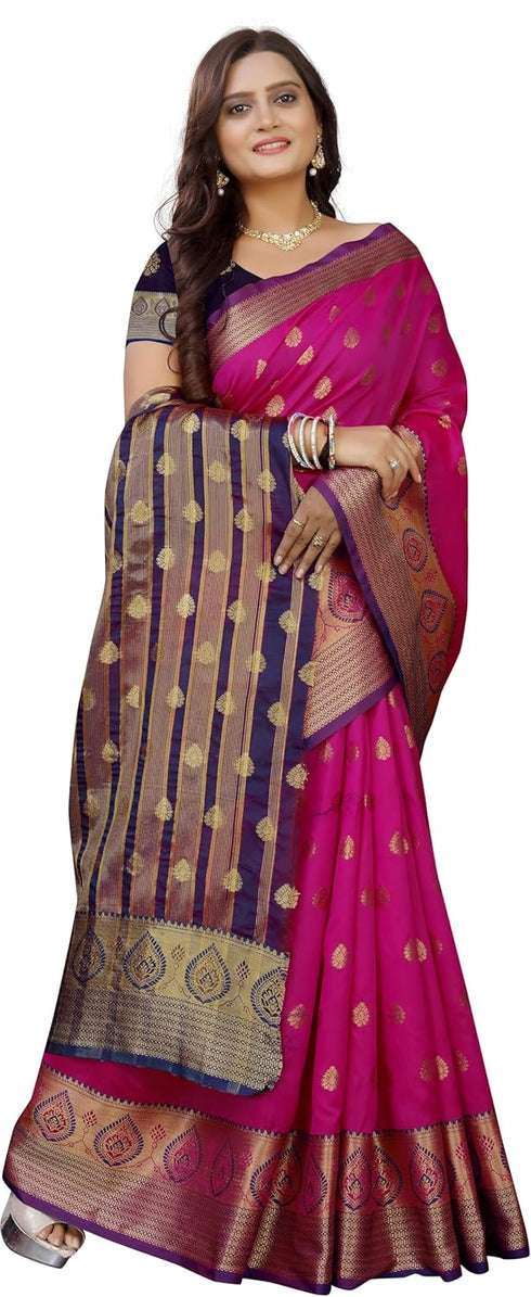 Vasthrlay Banarasi Multicolor Ethnic Wear