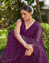Vasthrlay Bandhani Printed Unstitched Yellow Saree