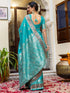 Vasthrlay Womens Weaving Unstitched Lavender Saree