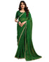 Vasthrlay Bandhani Embroidery Unstitched Red Saree