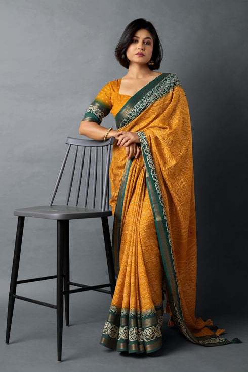 Vasthrlay Fashion Bandhani Printed Ethnic Wear