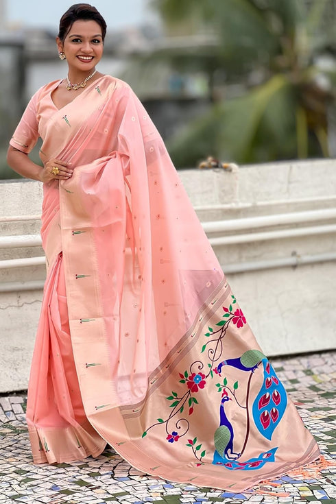 Vasthrlay Organza Kanjivaram Handloom Ethnic Wear