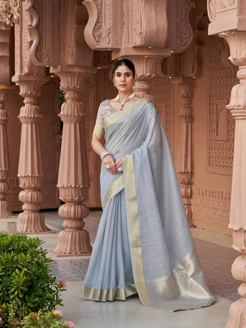 Vasthrlay Women's Cotton Unstitched Skin Friendly Saree