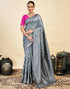 Vasthrlay Banarasi Unstitched Saree