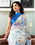 Vasthrlay Georgette Sequence Unstitched Black Saree