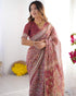 Vasthrlay Handloom Grey Green Traditional Saree